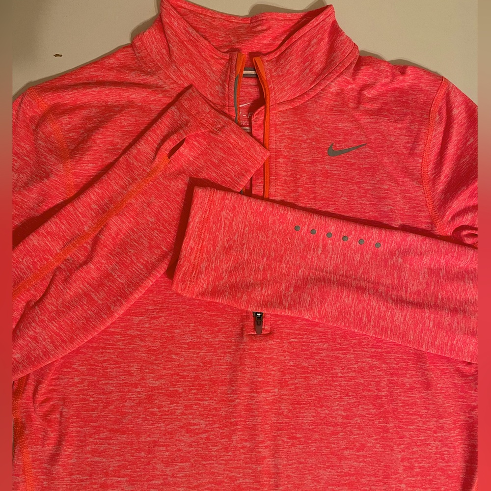 Light Pink and White Nike Dry Fit Pullover Size Small. Never worn